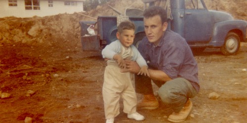 New Job Site John with Dad New Job Site John with Dad